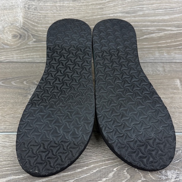 Teva Olowahu Mush Women's Sz 9 Black Teal Geometric Flip Flop Strappy Sandals - Picture 7 of 11